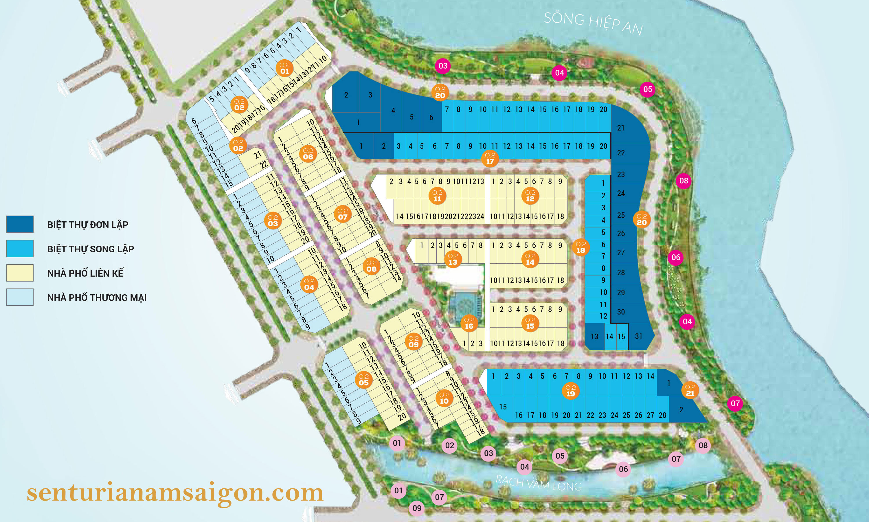 Mặt bằng giai đoạn 2 dự án senturia nam sài gòn